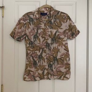 Zara Relaxed Fit Button Up shirt